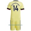 Conjunto (Camiseta+Pantalón Corto) Arsenal Pierre-Emerick Aubameyang 14 Segunda Equipación 2021/22 - Niño